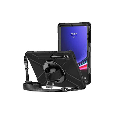 DLH Energy Coque renforcée pour Galaxy Tab S10+ / Tab S9 FE+ / Tab S9+