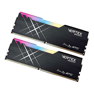 Kingsman Gaming DDR5 Vertex RGB 32 Go (2x 16 Go) 6000 MHz CL38 Noir (Bulk)