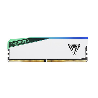 Viper Gaming Elite 5 Ultra RGB 24 Go (1x 24 Go) DDR5 5600 MHz CL46 - Blanc