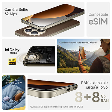 Acheter Xiaomi Redmi Note 15 Pro+ 5G Moka (8 Go / 256 Go)