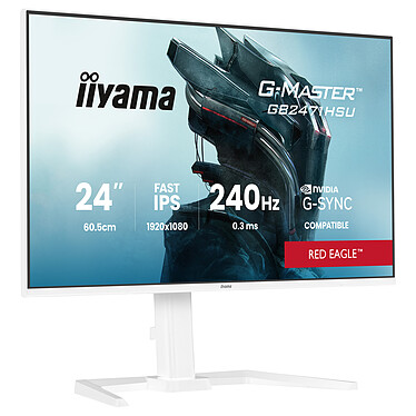 Avis iiyama 23.8" LED - G-Master GB2471HSU-W1 Red Eagle