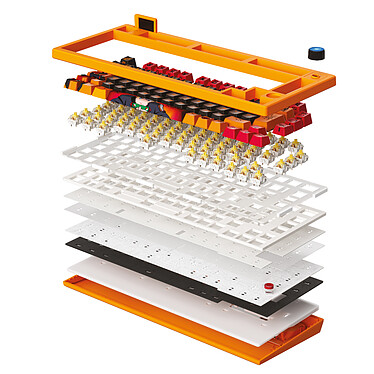 Konix Pro Gaming Clavier Mécanique Premium Naruto Shippuden - Edition Limitée pas cher