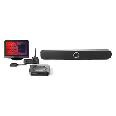 Barco ClickShare Hub Pro + Sennheiser TeamConnect Bar M + 2x ClickShare Gen5 Button USB-C 