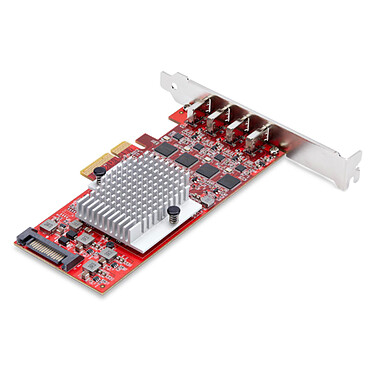 Avis StarTech.com Carte Contrôleur PCI Express vers 4 ports USB-C 3.1 Support standard installé