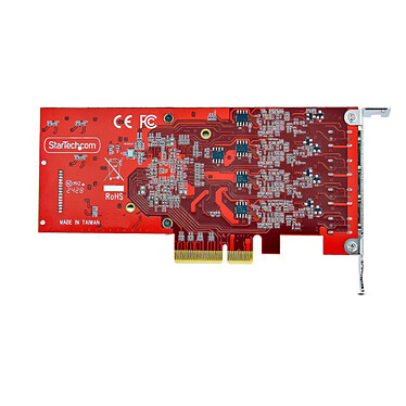 StarTech.com Carte Contrôleur PCI Express vers 4 ports USB-C 3.1 Support bas profil installé pas cher