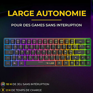 The G-Lab Combo Hydro Wireless (Noir) pas cher