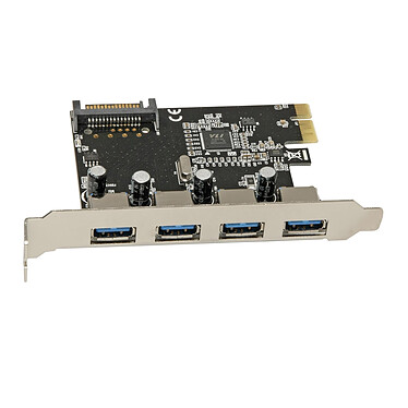 DeLock Carte Contrôleur PCI Express vers 4 ports USB 3.0