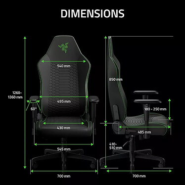 Razer Iskur v2 X NewGen (Noir) pas cher