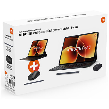 Avis Xiaomi Pad 8 Gris (8 Go / 128 Go) + Cover + Clavier + Stylet + Souris