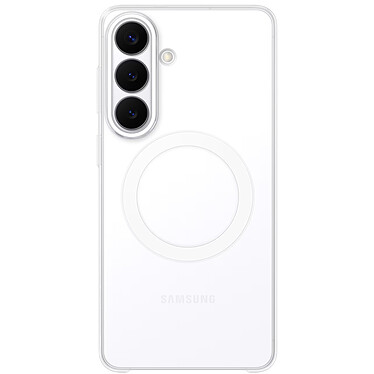 Samsung Coque Silicone Magnétique Transparent Galaxy S26+
