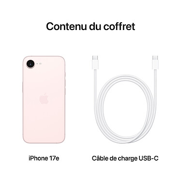 Apple iPhone 17e 512 Go Rose Pastel pas cher