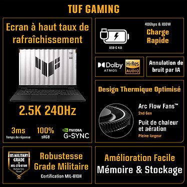 ASUS TUF Gaming A18 808UP-S9059W pas cher