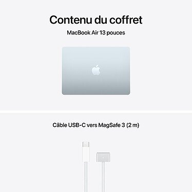 Apple MacBook Air M5 13 pouces (2026) Bleu Ciel 32 Go/2 To (MDHJ4FN/A-32GB-2TB) pas cher