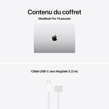 Apple MacBook Pro M5 14" Argent (2026) 32 Go/1 To (MJ3E4FN/A) pas cher