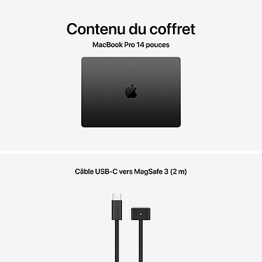 Apple MacBook Pro M5 14" Noir sidéral (2026) 32 Go/1 To (MJ3D4FN/A) pas cher