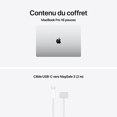 Apple MacBook Pro M5 Pro 16" Argent (2026) 24 Go/2 To (MGE44FN/A-2TB) pas cher