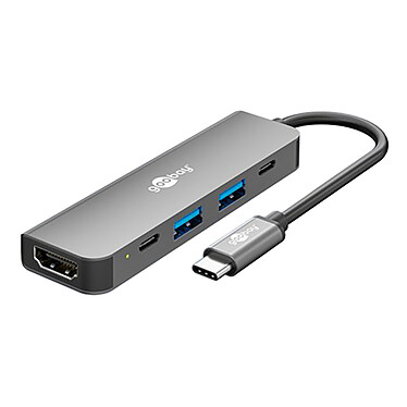 Avis Goobay Hub Slim USB-C vers 1x HDMI, 2x USB-C et 2x USB-A - Power Delivery 100W