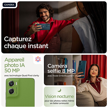 Motorola Moto G06 Vert (4 Go / 128 Go) pas cher
