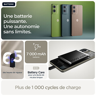 Motorola Moto G06  Power Kaki (4 Go / 256 Go) pas cher
