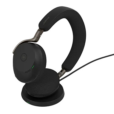 Jabra Evolve3 75 Link390C MS Stéréo + Wireless Charging Pad pas cher