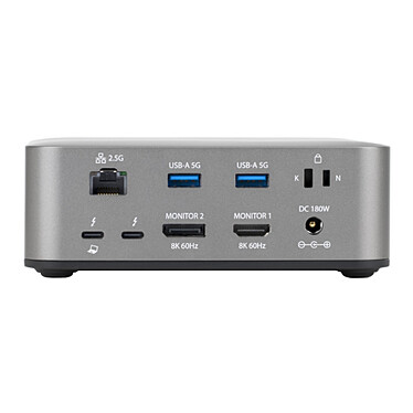 Acheter StarTech.com Station d'accueil Thunderbolt 5/USB-C double affichage 8K 60 Hz avec Power Delivery 140 W