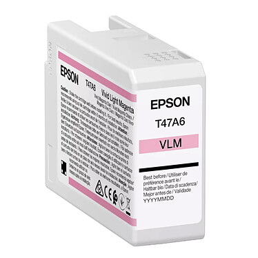 Epson Singlepack Vivid Magenta clair T47A6 UltraChrome Pro 10 ink 50 ml