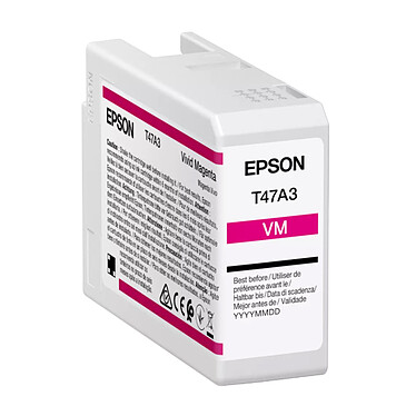 Epson Singlepack Vivid Magenta T47A3 UltraChrome Pro 10 ink 50 ml