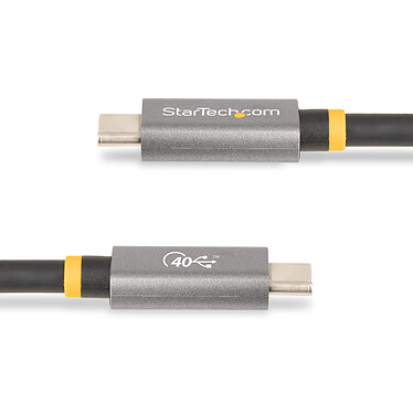 Acheter StarTech.com Câble USB4, USB-C, 40 Gbps 8K 120Hz/4K 240Hz, ThunderBolt 4/3 avec Power Delivery 100W - M/M - 1 m