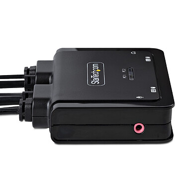 Acheter StarTech.com KVM Switch USB-C DisplyPort 2 ports 4K 60Hz avec Hub 2 ports USB 2.0
