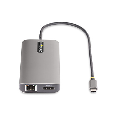 StarTech.com Adaptateur multiport AV USB-C avec Display Port et HDMI 4K - Hub USB 4 ports, Lecteur de carte SD et PD pas cher