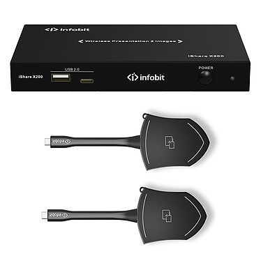 Infobit iShare X200 + iShare CX USB-C (x2)