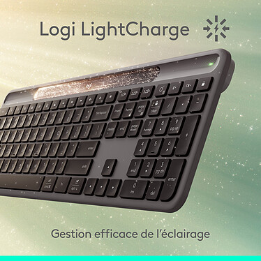 Avis Logitech Signature Slim Solar+ K980 (Graphite)