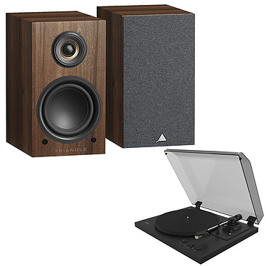 Triangle Elara LN01A Châtaignier + Teac TN-175 Noir
