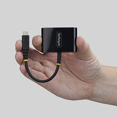 Avis StarTech.com Adaptateur Multiport USB-C vers HDMI avec Charge PD 140W (Noir)