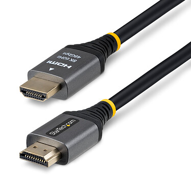 StarTech.com Câble HDMI 2.1 haut débit certifié 48Gbps 8K 60Hz / 4K 120 Hz de 0.3 m