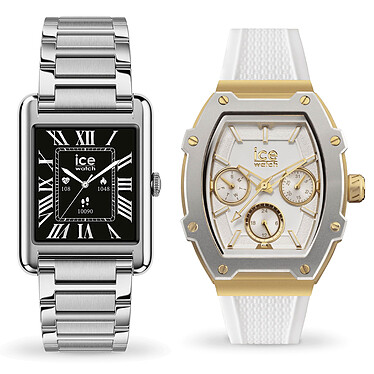 Ice Watch Ice Smart TKS 2.0 (Argent) + Ice Boliday Blanc/Or OFFERTE !