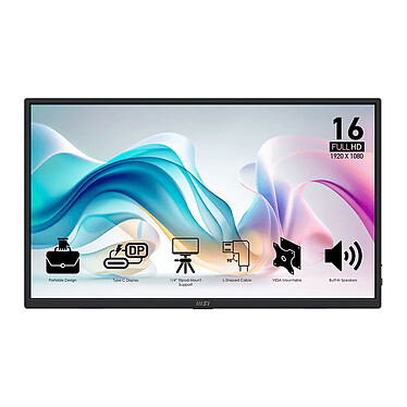 MSI 15.6" LED - PRO MP165 E6
