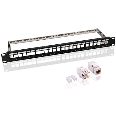 Goobay Panneau de brassage 24 ports UTP (95336)