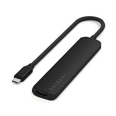 SATECHI Multiports USB-C Slim 6-en-1 (Noir)