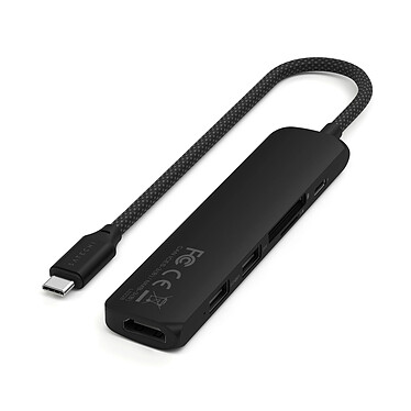 Avis SATECHI Multiports USB-C Slim 6-en-1 (Noir)