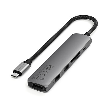 Avis SATECHI Multiports USB-C Slim 6-en-1 (Gris)
