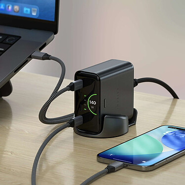SATECHI ChargeView 140W GaN pas cher