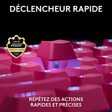 Avis Logitech G Pro X TKL Rapid Linear (Magenta)