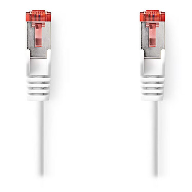 Nedis Câble RJ45 catégorie 6 S/FTP 0.50 m (Blanc)