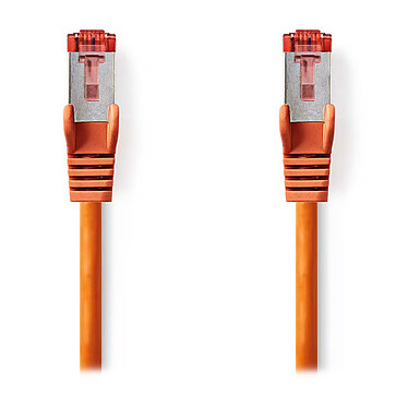 Nedis Câble RJ45 catégorie 6 S/FTP 0.5 m (Orange)