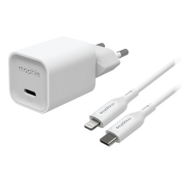 Mophie USB-C GaN Wall Adapter 20W + Câble