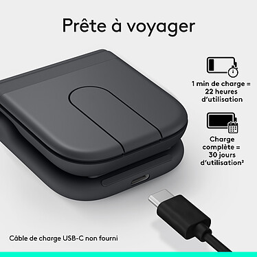 Logitech Mobi Fold (Graphite) pas cher