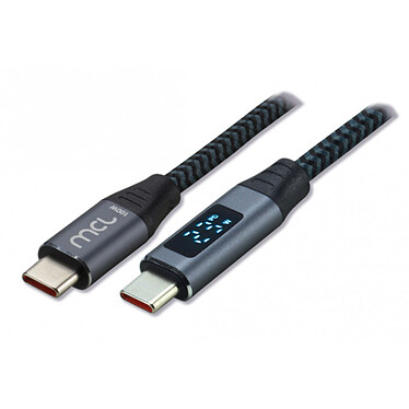 MCL Câble USB-C 2.0 vers USB-C avec Affichage Digital (2 m)