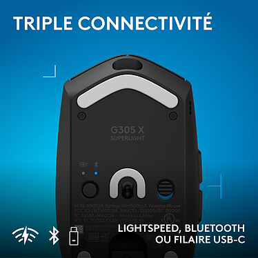 Logitech G G305 X Superlight (Noir) pas cher