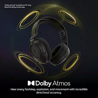 Avis Corsair HS35 Wireless v3 (Noir)